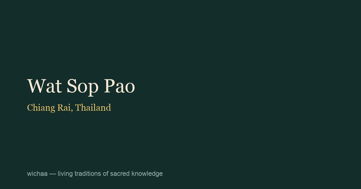 Wat Sop Pao