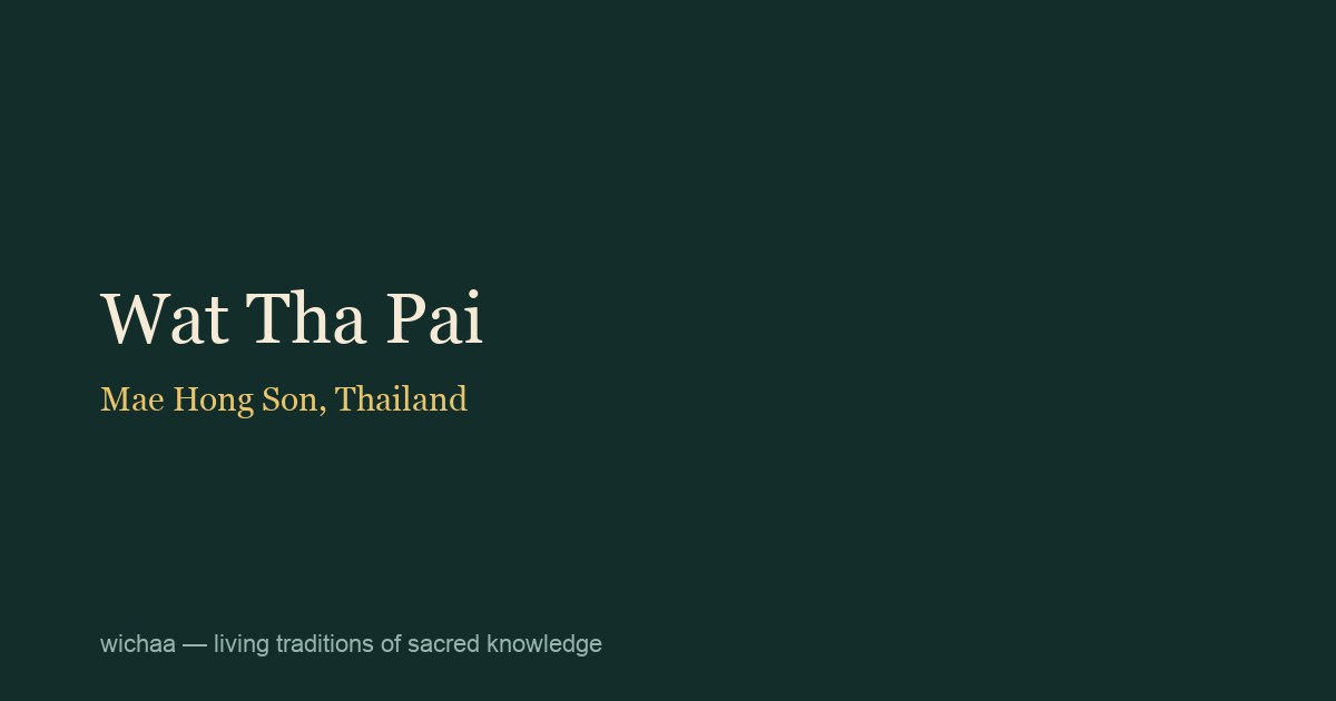 Wat Tha Pai